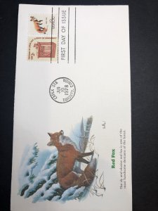 USA 1978 Red Fox Fleetwood FDC