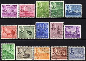 Mauritius SG276/90 Set of 15 Superb used Cat 90 pounds
