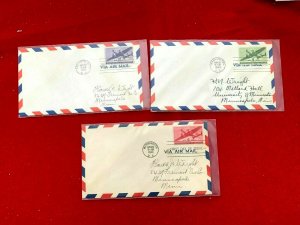 US SCOTT # C25-31 FDC FIRST DAY COVERS