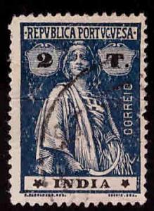 Portuguese India Scott 368 Used Ceres stamp