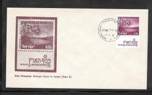 Just Fun Cover Israel #466A FDC Cancel (my807)