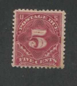1895 US Postage Due Stamp #J41 Mint Hinged Very Fine Original Gum Certified