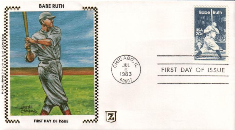 #2046 Babe Ruth Zaso - HM FDC