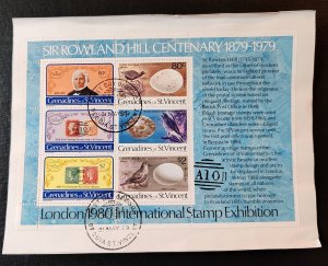 This is a sheet of stamps Sir Rowland Hill Centenary 1879-1979 from the...