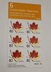 Canada 2003 #2013a Booklet PANE OF 6