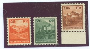 Liechtenstein #108-10 Unused Single (Complete Set)