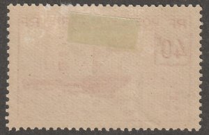 Algeria, stamp, Scott#125,  mint, hinged,  2f,25,