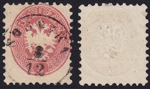 Austria - 1864 - Scott #24 - used - SOBOTKA pmk Czech Republic