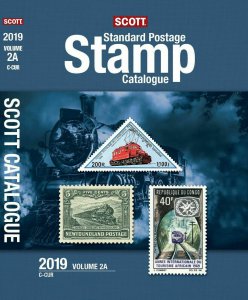 Scott Stamp Catalog 2019 Volume 2A & 2B - COUNTRIES C-F, used, good condition