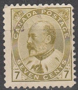 Canada  #92  F-VF Used  CV  $5.50  (S6761)