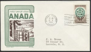 1961 #395 Resources For Tomorrow FDC Cachet Craft/Ken Boll Cachet Ottawa