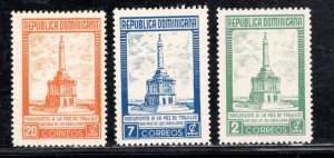 DOMINICAN REPUBLIC SC# 458-60 FVF/MOG