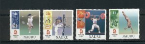 Nauru  #578-81  (2008 Olympics set)  VFMNH CV $5.50