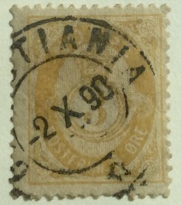 AlexStamps NORWAY #38 VF Used SON