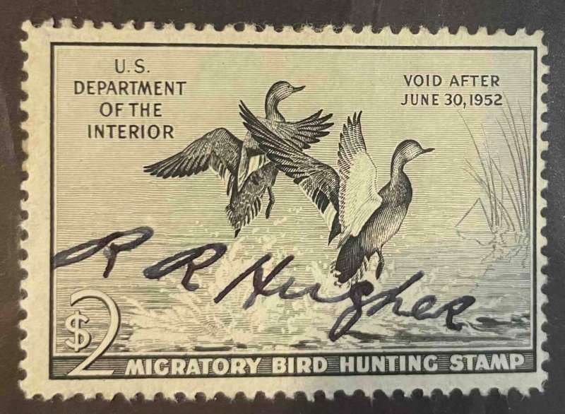 US Stamps #RW18 Used Federal Ducks #RW18A159