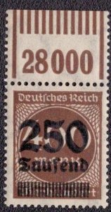 Germany - 258 1923 MNH