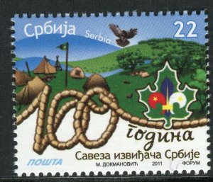 0399 SERBIA 2011 - 100 Years of the Scout Association of Serbia - MNH Set