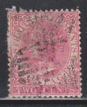 STRAITS SETTLEMENTS Scott # 41 Used