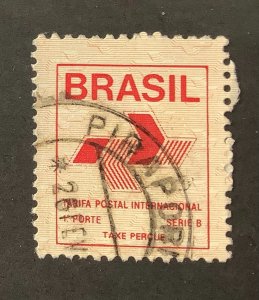 Brazil 1989 Scott 2218 used - (B),  Post office emblem,  1e porte   Serie B