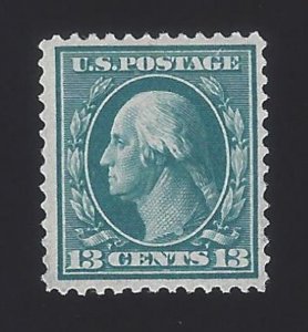 US #339 1908-09 Blue Green Perf 12 Wmk 191 MNH F-VF SCV $90