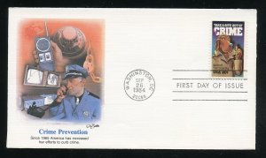 US 2102 Crime Prevention UA Fleetwood cachet FDC