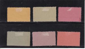 Algeria Sanabria S1-S6 Mint Set