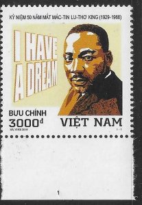 Vietnam 2018 Martin Luther King MNH A3544
