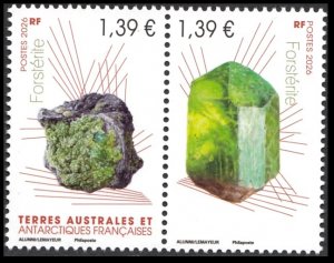 TAAF FRANCE ANTARCTIC 2026 MINERALS FORSTERITE FSAT