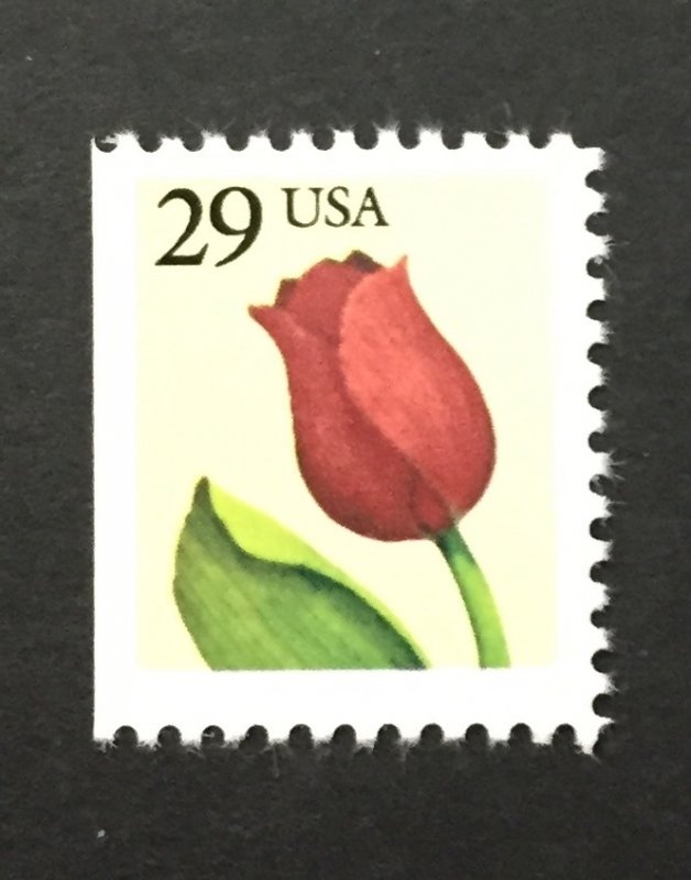 U.S. 1991 #2527 Booklet Pane single, Flower, MNH.