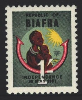 Biafra 1967 Independence MNH