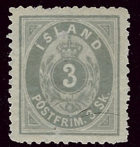 Iceland SC#5 Mint NG VF FACIT#23 $625.00...Bargain!!