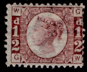 GB QV SG48, ½d rose-red plate 6, M MINT. Cat £120. GW