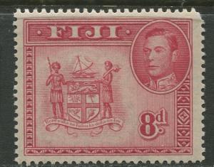 Fiji - SG 261cd - KGVI - Definitive-1950 - MVLH - Perf. 13 -Single 8d Stamp