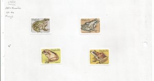 VENDA - 1982 - Frogs - Perf 4v Set - Mint Light Hinged