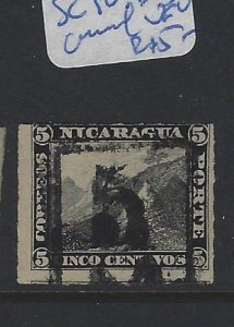 Nicaragua SC 10 #5 Cancel VFU (5gwn)