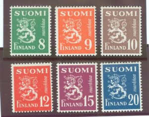 Finland #291-96 Mint (NH) Single (Complete Set)