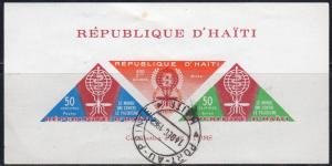 Haiti C190a - Used - Malaria Eradication S/S Imperf (1962) (cv $3.00)