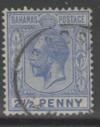 BAHAMAS SG84 1912 2½d ULTRAMARINE USED 