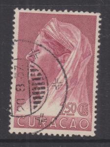 CURACAO, 1939 Wilhelmina 2g.50 Carmine Lake, perf. 14, used.