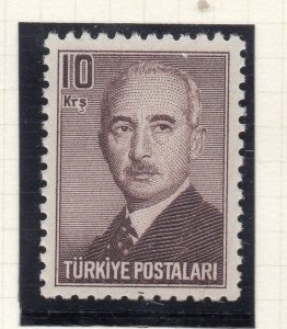 Turkey 1948 Early Issue Fine Mint Hinged 10k. NW-10537