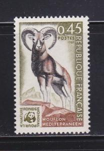 France 1257 Set MNH WWF, Animals, Mediterranean Mouflon