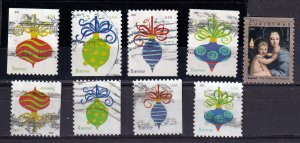 USA 2011- Christmas VF-Used sets