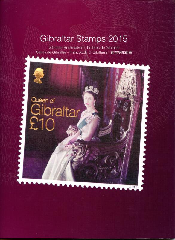 Gibraltar 2015 MNH Yearbook Full Sets Churchill WWI WW1 Aviation Royalty Stamps