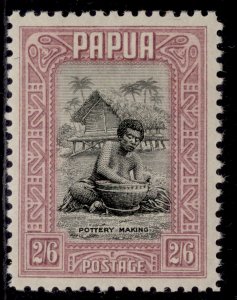 AUSTRALIA - Papua GV SG142, 2s 6d black & rose-mauve, NH MINT. Cat £25.