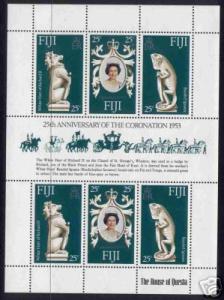 Fiji 384 MNH Royalty, Animal, Iguana (light crease)