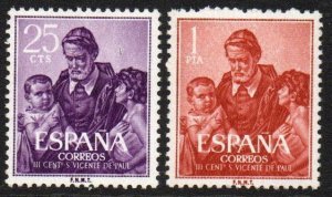 Spain Sc #943-944 Mint Hinged