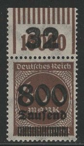 Germany Reich Scott # 265, mint nh, variation OPD + rotary print