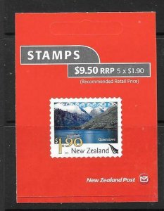 NEW ZEALAND SGSB150 2010 LANDSCAPES  BOOKLET   MNH