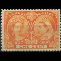 CANADA 1897 - Scott# 51 Queen 1c NH