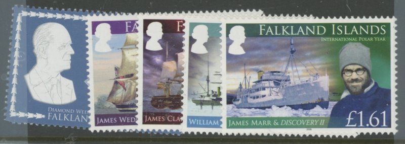 Falkland Islands #944-948 Unused Multiple